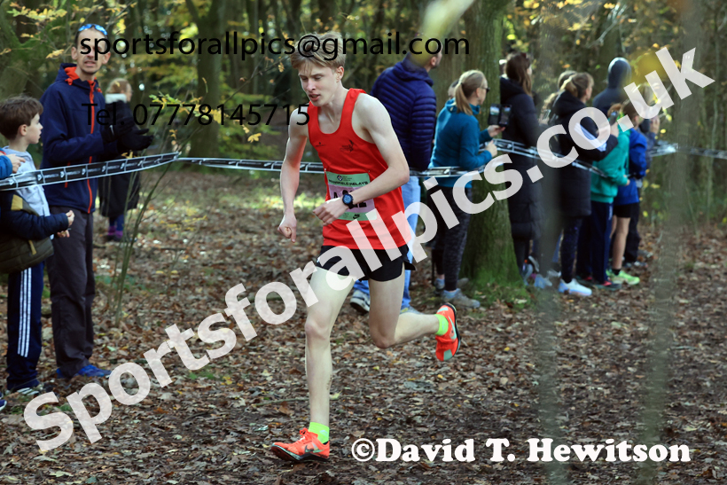 Boys Under-15s 2025 National Cross Country Relays, Berry Hill Park, Mansfield. Photo: David T. Hewitson/Sports for All Pics